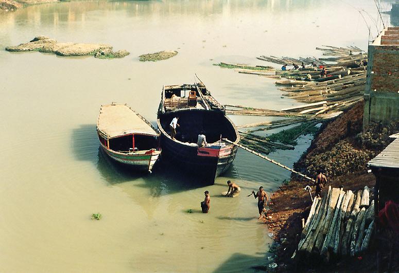 Foto: Banglad�-Timbermill in Dhaka