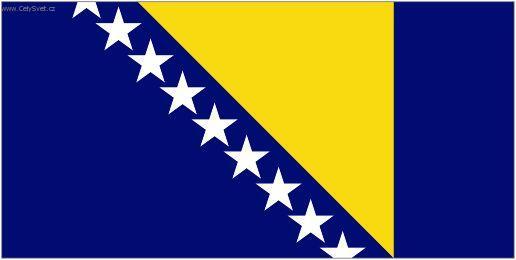 Foto: Bosna a Hercegovina-st�tn� vlajka