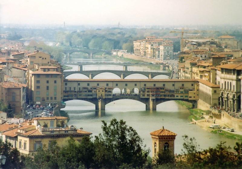 Foto: It�lie-Los Puentes del Arno. Florence