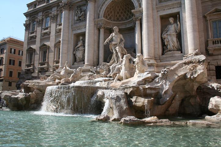 Foto: It�lie-Trevi Fountain. �im