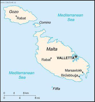 Foto: Malta-politick� mapa