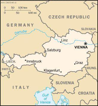 Foto: Rakousko-politick� mapa