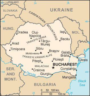 Foto: Rumunsko-politick� mapa
