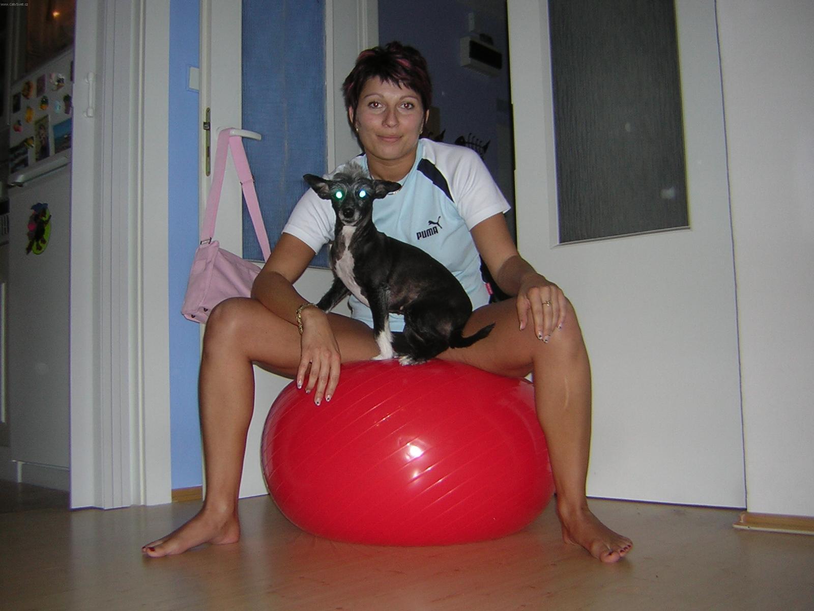 Foto: V�chova psa-Ag�tka. Majitelka: Lenka