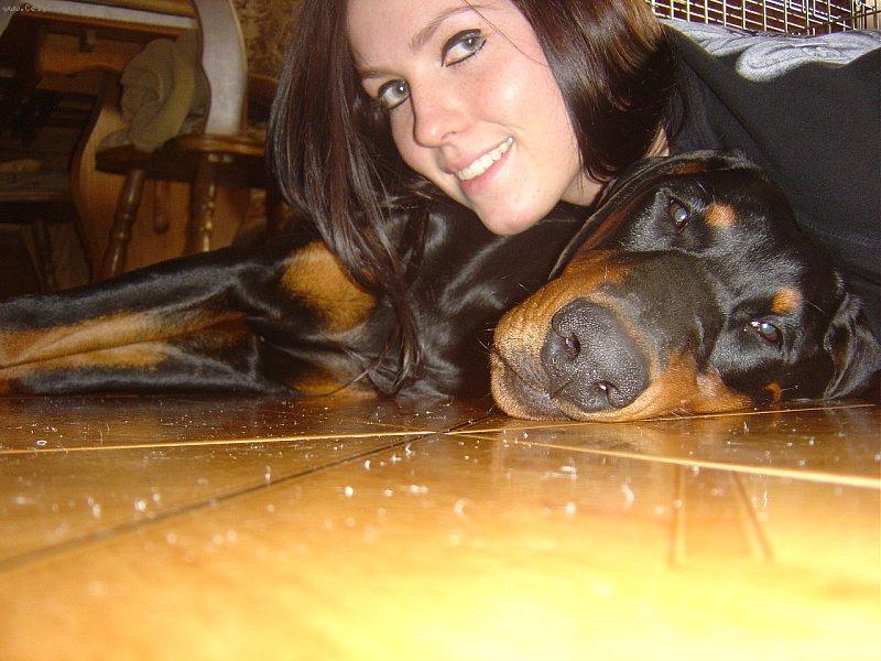 Foto: Enzik s pani�kou-dom�c� pohodi�ka:)