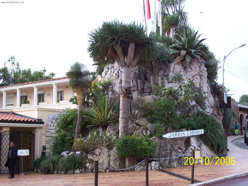 Foto: Monako-Vchod do Exotick�ch zahrad.