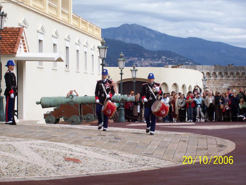 Foto: Monako-St��d�n� str�e u kn�ec�ho pal�ce.