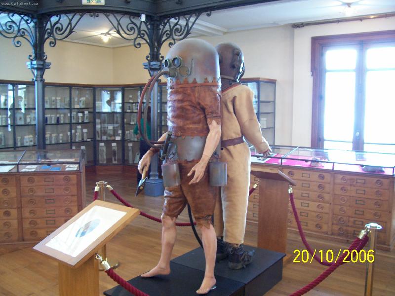 Foto: Monako-Expozice Oce�nografick�ho muzea.