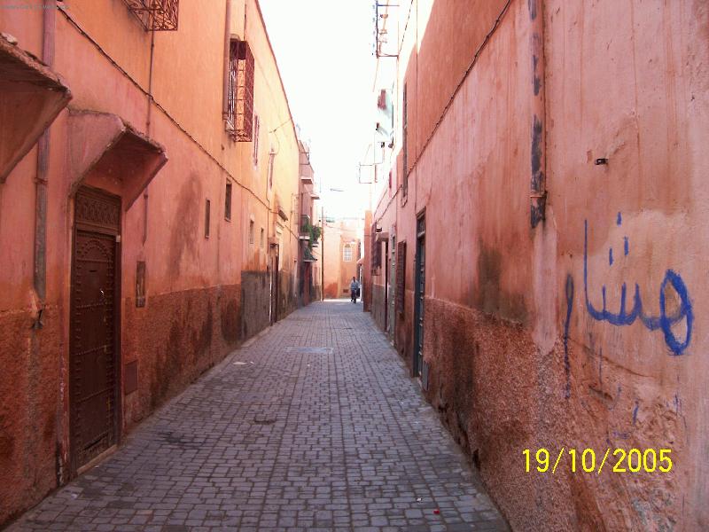 Foto: Ulice v Marak�i-Vz�cn� klidn� ulice v Marak�i