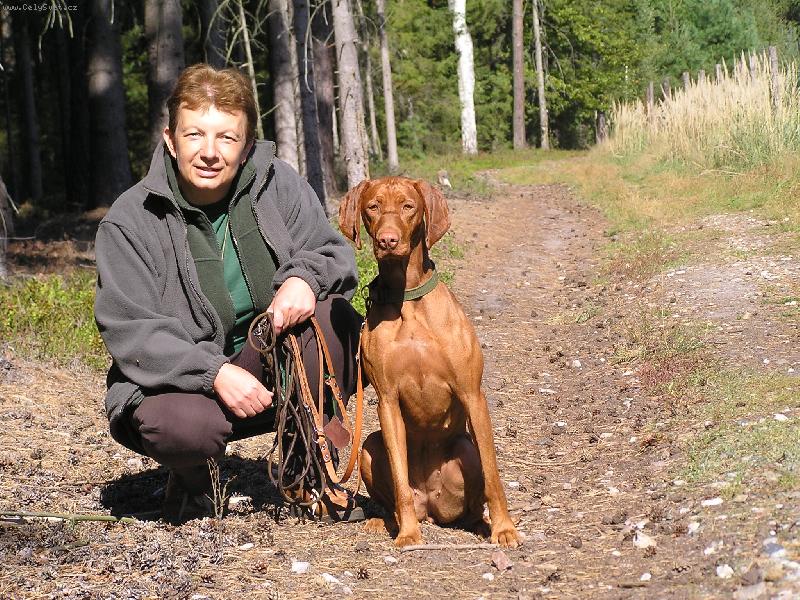 Foto: CH.Bell of Hope Bohdane� - ch.s. OD K�EMENCE-barv��sk� zkou�ky