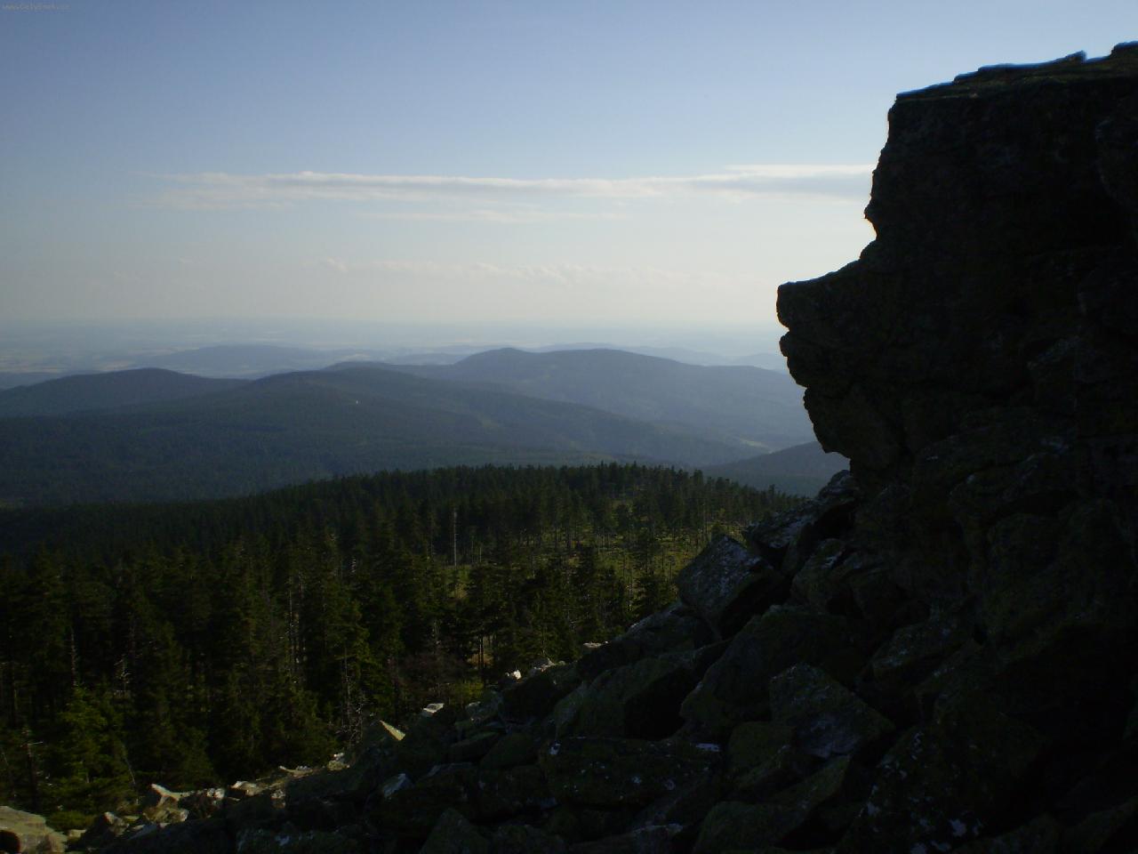 Foto: Jesen�ky-Pohled na ji�n� ��st Jesen�k� od Ztracen�ch kamen�