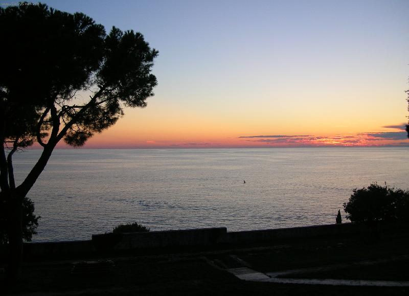 Foto: Chorvatsko-z�pad slunce nad mo�em