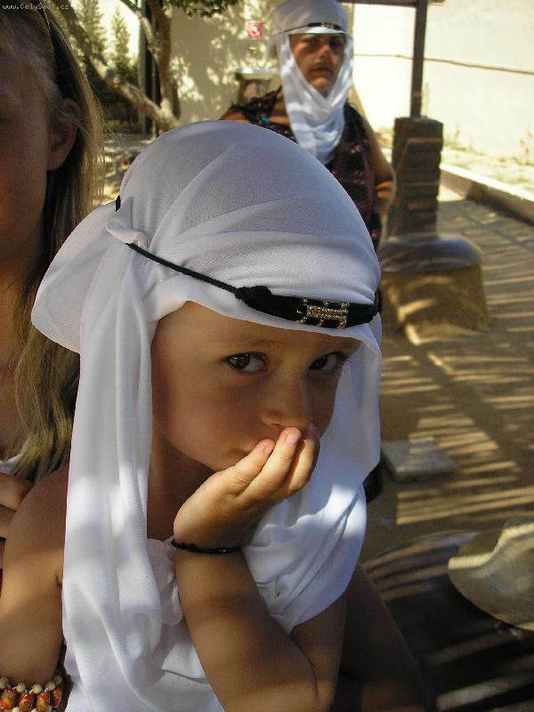 Foto: Mal� bedu�nka-Veronika 2 roky, Tunisko