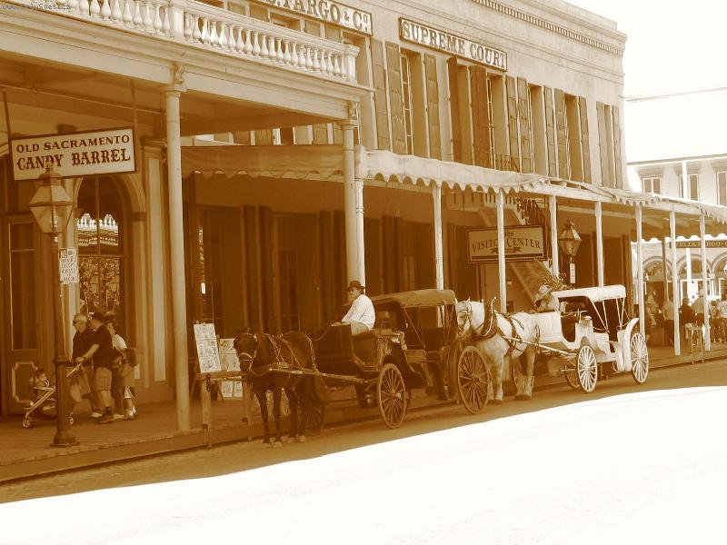 Foto: Old Sacramento-western ve 21. stolet�