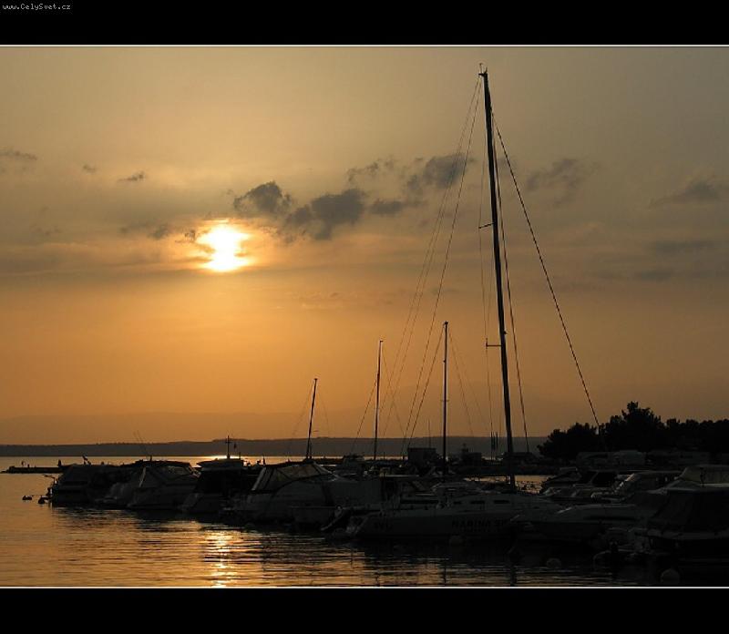 Foto: Z�pad slunce u Jadranu