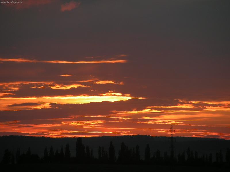 Foto: pohled z okna-zapad