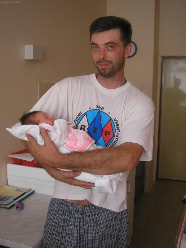 Foto: moje dcera s tat�nkem v porodnici