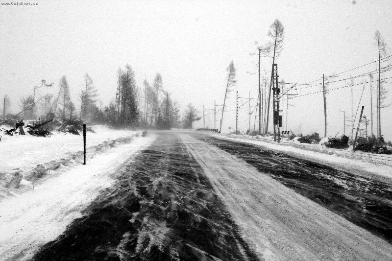Foto: cesta zimi