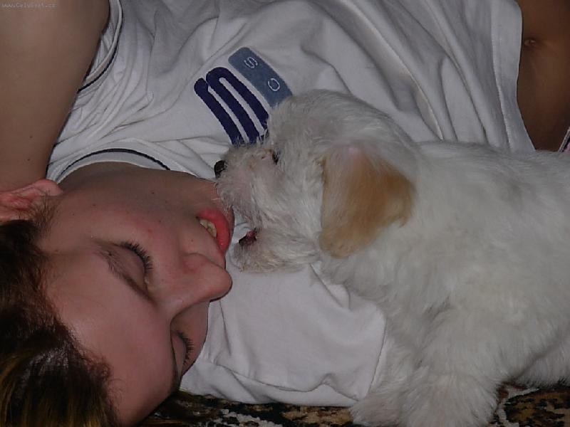 Foto: Tak takhle my s p�ni�kou vyvad�me..-Hr�tky z 3.m�s��n�m Dan�skem..