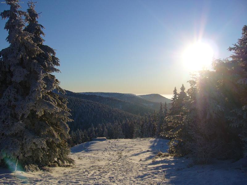 Foto: Hlavn� h�eben Jesen�k�-odpoledn� vych�zka na Prad�d