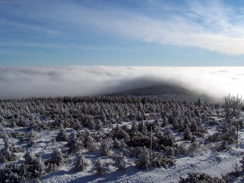 Foto: inverze na Velk� De�tn�-Mrknem pod pe�inku