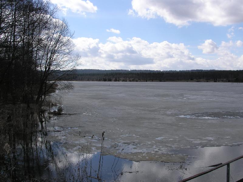 Foto: Brdy 2.dubna 2006-Padr�sk� Dolej�� rybn�k dnes okolo 14.hodiny