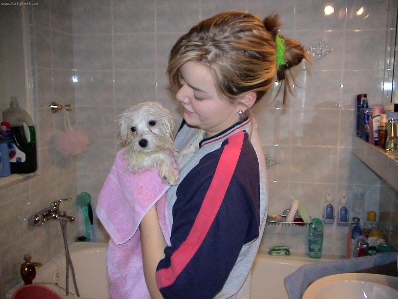 Foto: Nelinka-Prvn� koup�n�