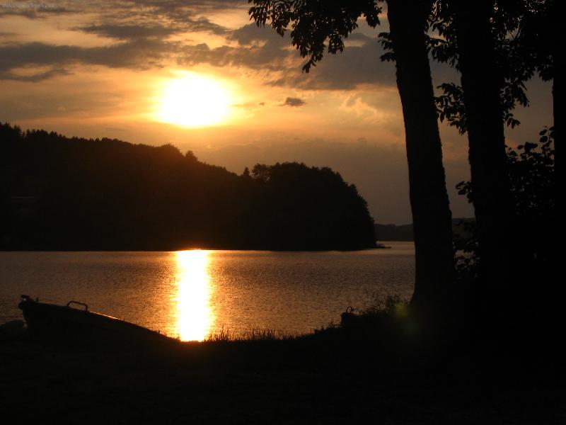 Foto: z�pad slunce-Fuschelsee