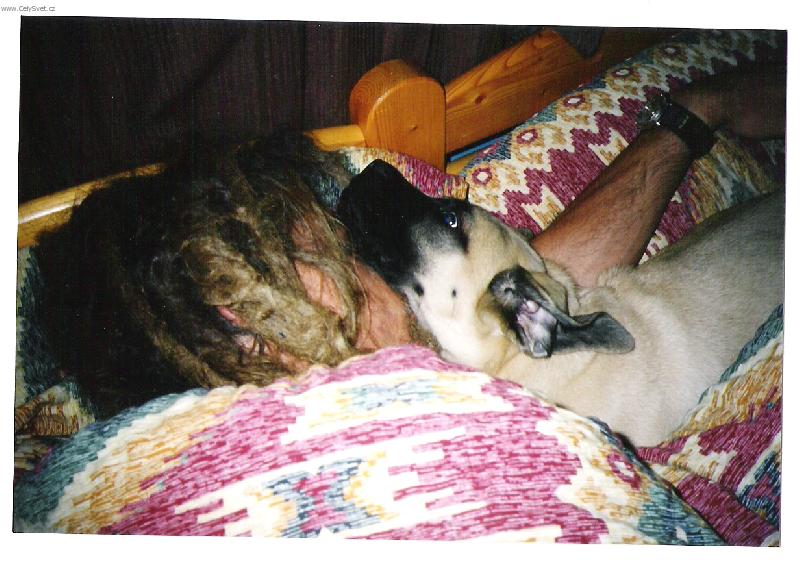 Foto: Terezka-tulivec u� odmala-Terka s p�n��kem