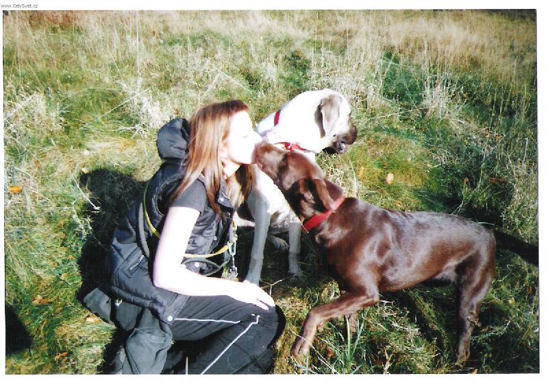 Foto: Pusinku, tak tu j� um�m par�dn�!-Wendy,Terezka a pani�ka