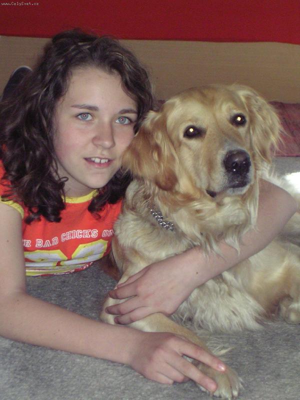 Foto: ja a muj pes-na fotce jsem ja a m�j pes