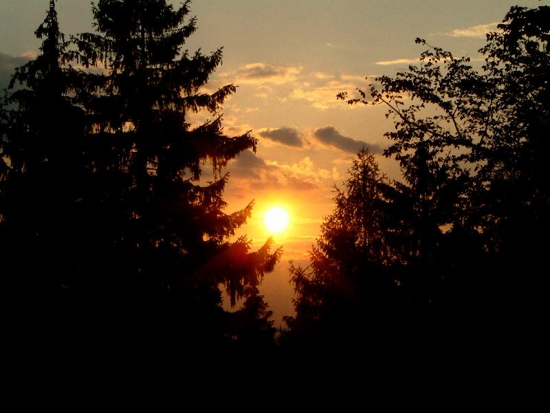 Foto: z�pad slunce