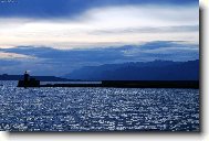 konec hork�ho dne v p��stavu