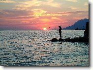 Ryb��ka p�i z�padu slunce