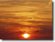 zapad slunce nad T�borem