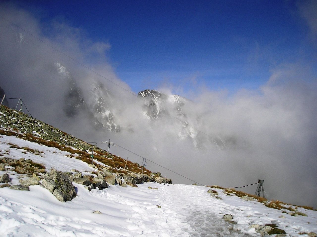 Foto: Pohled z Lomnick�ho seda