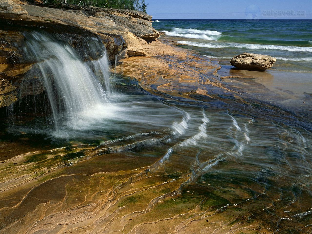 Foto: Miners Beach, Lake Superior, Pictured Rocks National Lakeshore, Michigan